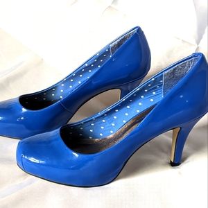 Royal Blue Madden Girl Getta Pump Size 7